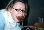 Lone eating chocolate2 -